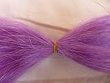 Lavender Purple Straight Combed Doll Hair, Wig
