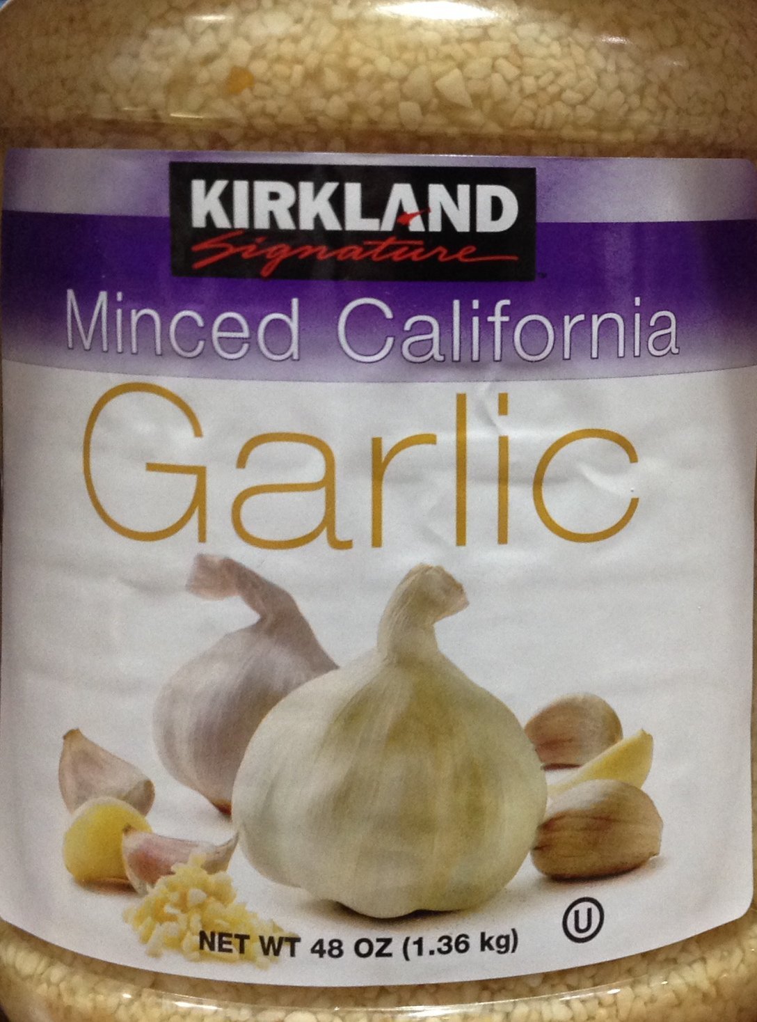 Kirkland Signature MINCED CALIFORNIA GARLIC 48oz. (4 Pack