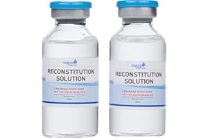 Reconstitution Solution 2-Pack - 30ml - Ultra Clean Solution in Premium Glass Vials | Made in USA