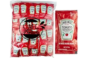 Ketchup Packets (9g) – 100 Count - Ketchup Condiment Packs in Custom CMC Products Food Safe Slide Seal Bag, bundle, packaged by CMC Products