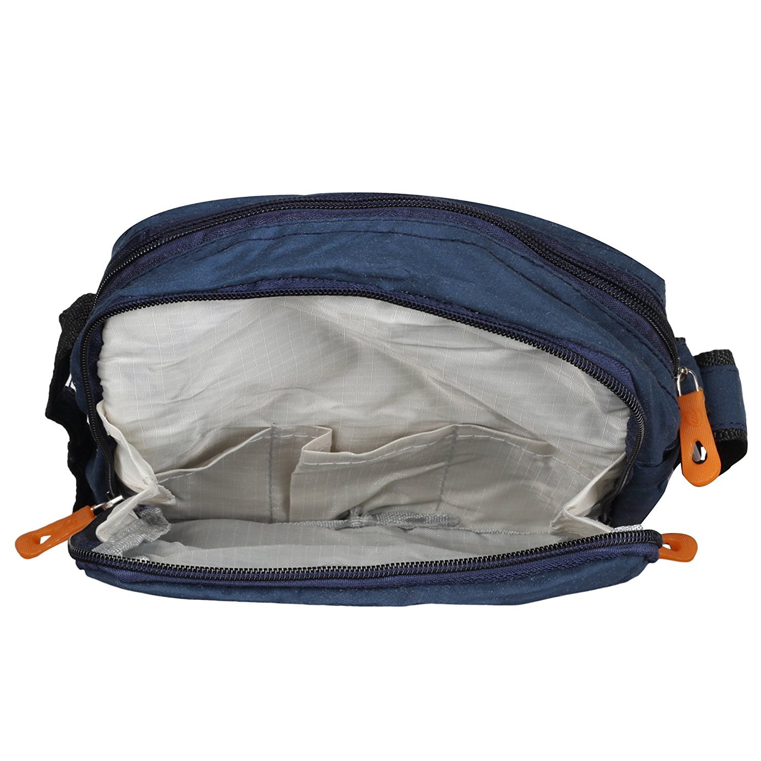 colour blind unisex polyester 5 l messenger bag(blue)