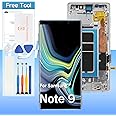 Screen Replacement for Samsung Galaxy Note 9 SM-N960, SM-N960F, SM-N960U 6.4" OLED LCD Display Touch Digitizer Assembly with Tools(Sliver with Frame)