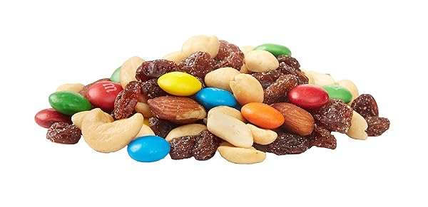 AMAZON BRAND – HAPPY BELLY NUTS, CHOCOLATE & DRIED FRUIT, TRAIL MIX, 3 POUND (PACK OF 1)