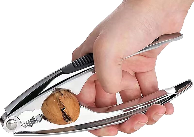 Primes DIY Heavy Duty Nutcracker with Non-Slip Handle Stainless Steel