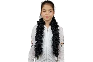HAPPY BOA Featherless Child Original Faux Feather Boa (Made of Yarn) - 40 inch, U.S. Patent # D814,740. Cut to Length. Made in America