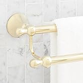Signature Hardware 955107 Traditional 26-3/4" Towel Bar - Polished Brass