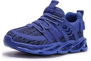 DADAWEN Boys Girls Sneakers Kids Lightweight Breathable Tennis Athletic Running Shoes for Toddler/Little Kid/Big Kid