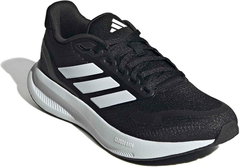 Femme Runfalcon 5 Wide Running Shoes, Core Black/Cloud White/Core Black, 39 1/3 EU