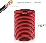 VIABRICO 16 AWG Automotive Wire 100ft Red Black 2 Conductor 12V/24V DC view 2