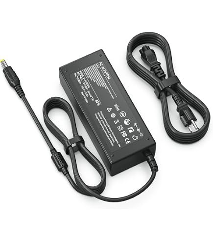 Adaptateur Secteur 12V TopChargeur - Pour Ecrans HP 2011x, 2311x, Etc. | 120cm Cable, LED