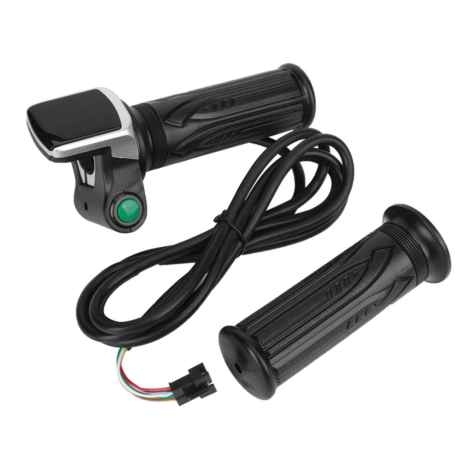 Photo 1 of Alomejor 36V 48V Throttle Grips with LCD Electric Quantity Display Speed Switch Governing Throttle Grips(48V)