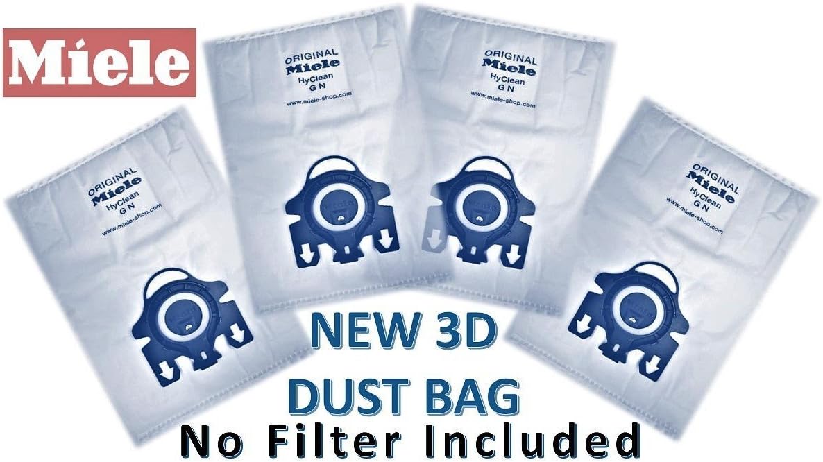 Miele GN 3D Bags loose Dustbags for Classic, Complete, S2 S5 and S8 Series - No Filter Included