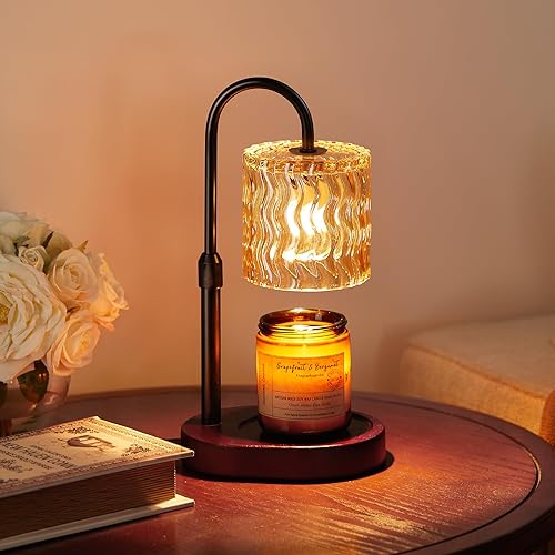 Homelist Candle Warmer Lamp, 2026 New Years Decorations, Adjustable Height Candle Warmer with Timer, Gifts for Women, Mother's Day for Mom Dimmable Candle Lights for Bedroom, Tea Room, Rest Room