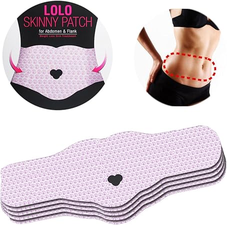Amazon 海外直送品 Lolo Skinny Patch ダイエットスリミング 腹部肥満管理セルライト減少 ロロ Lolo デオドラントボディシート 通販