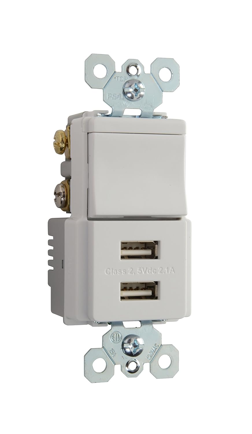 Amazon.com: Pass & Seymour TM83USBWCC6 USB Charger Single Pole 3 Way,  White: Home Audio & Theater