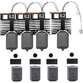 4PK for Snapmaker U1 0.2mm Hotend Hardened Steel U1 Nozzle Assembled Hot End Nano Coating 2.5X Hardness for Snapmaker u1 Nozzle Integrated Leak-Proof Nozzle-Throat Completed Hotend for U1 Accessories