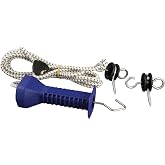 Zareba Electro-Gate Kit - Weather-Resistant Electric Gate Kit - Includes Anchors, Adjuster, Plastic Handle, Fencing Cord - WPGK3
