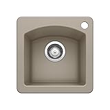 BLANCO, Truffle 441295 DIAMOND SILGRANIT Drop-In or