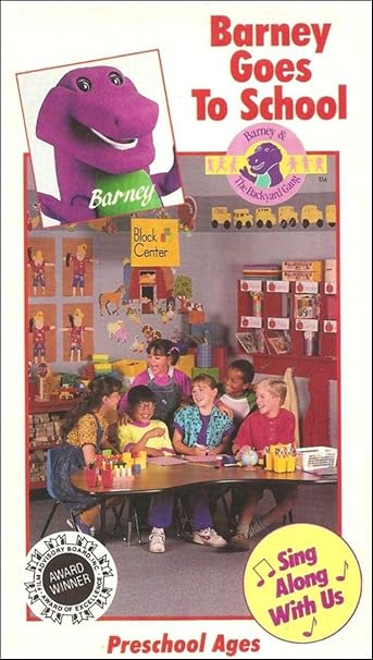 Amazon Com Barney Goes To School Sing Along Vhs Movies Tv