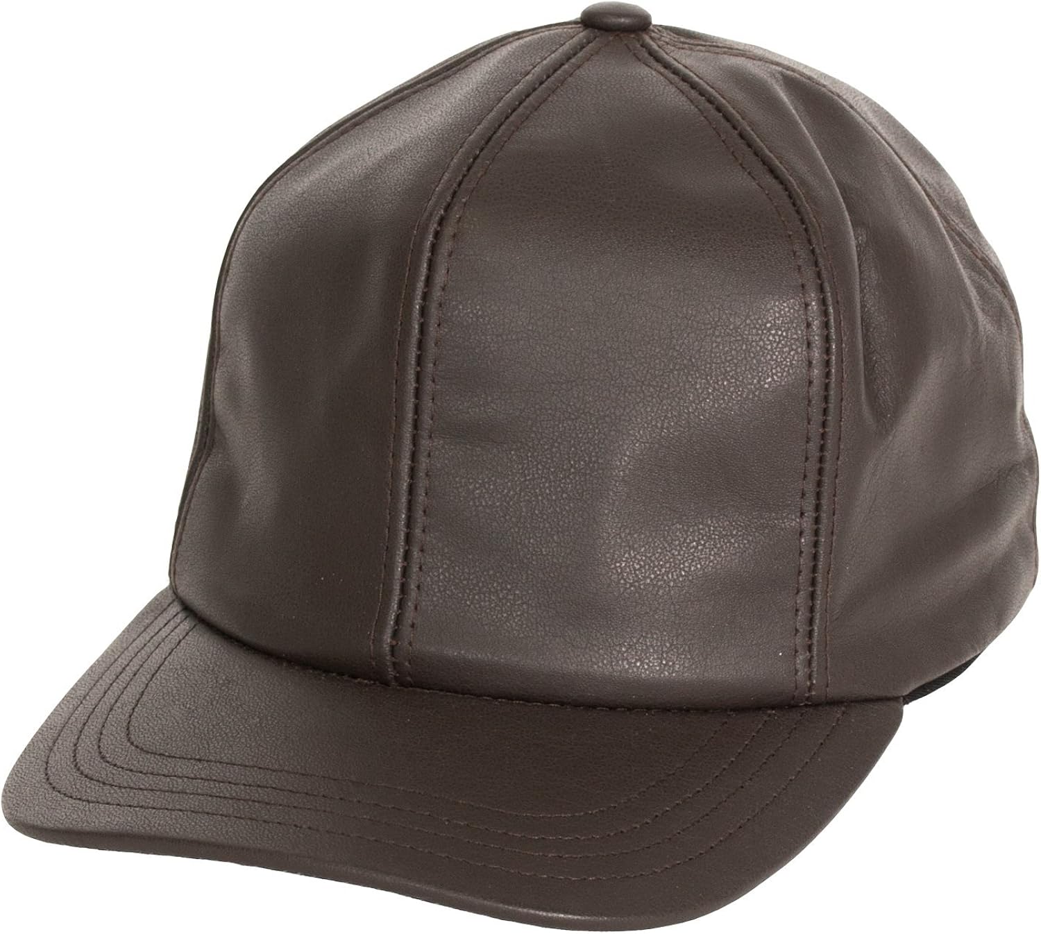 leather back hats