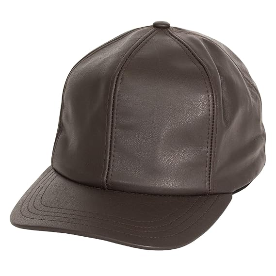 fitted leather baseball caps
