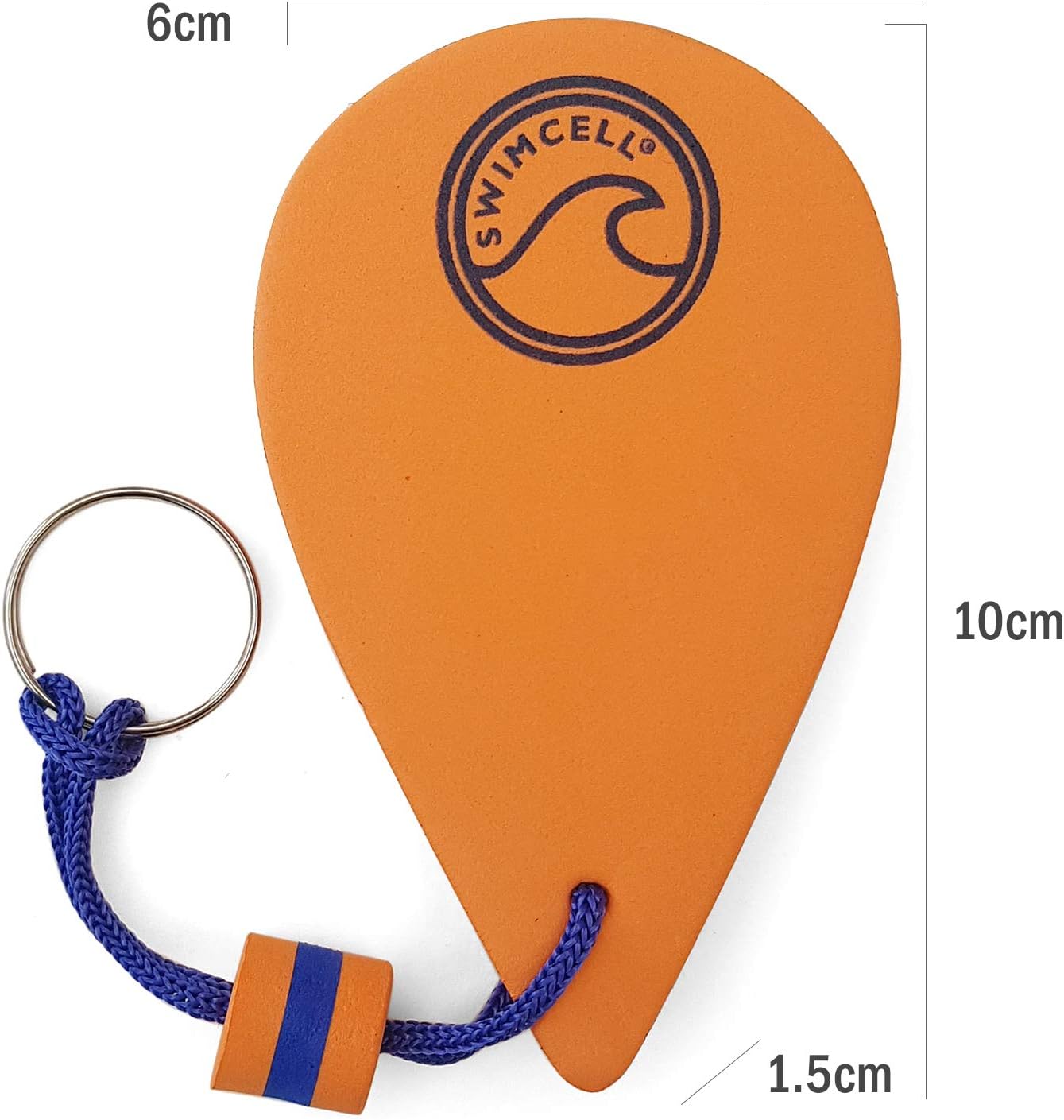 SwimCell Key Float Floating Keyring for Boat Keys. Floats 60gm - 3 X More Than A Marine Cork buoy! Nautical Keychain Sailing Gift - Image 4