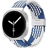 Eiavike Stretchy Braided Bands For Samsung Galaxy Watch 8 40mm 44mm/Galaxy Watch 8 Classic 46mm, Smartwatch Replacement Elastic Nylon Woven Breathable Sport Strap For Men Women