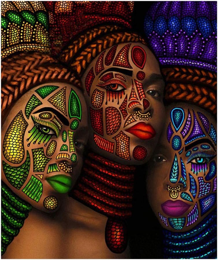 Tuu 5D Diamond Painting,Full Drill Diamond Painting DIY Resin Cross Stitch Kit Home Decor Craft (C)