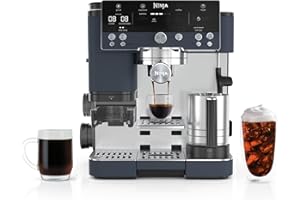 Ninja Luxe Café Premier Series, Espresso Machine, Drip Coffee Maker & Rapid Cold Brew, Integrated Grinder, Assisted Tamper, H