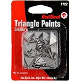 Red Devil 1722 Glazing Triangle Points, One Size, 150 Piece