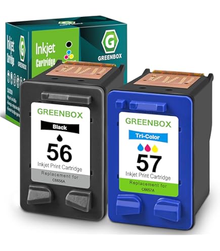 56XL 57XL Ink Cartridge Replacement For Hp 56 57 For Hp56 Hp57