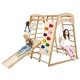 VEVOR Medium Size Indoor Jungle Gym, 7-in-1 Toddler