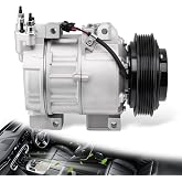 AC Compressor for Car A/C for Ni~ssan Rogue 2008-2013 | for Rogue Select 2014-2015 With a plug Compressor Compatible Clutch L4 2.5L