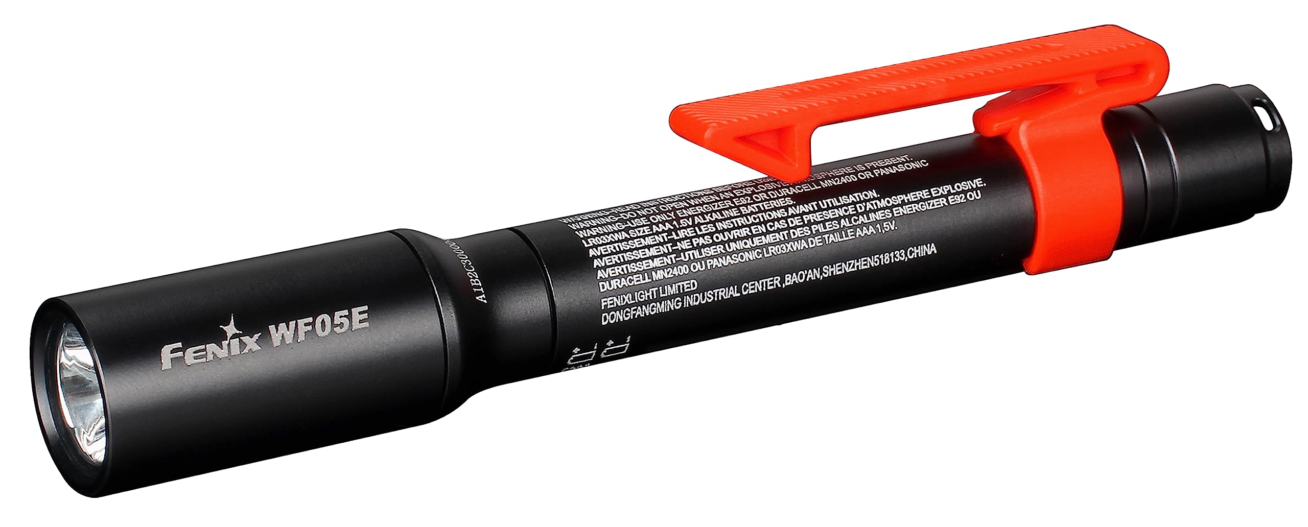 FENIX WF05E Intrinsically Safe Flashlight, Black, S