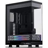 Phanteks Evolv X2 Matrix Mid Tower ATX Gaming Chassis with 900 LED Matrix Display, Fabric Interior Panel, Vertical Cooling System, Tempered Glass, Integrated D-RGB Lighting, Charcoal Black