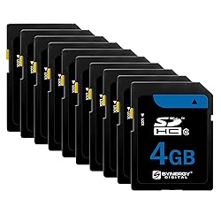 Synergy Digital 4GB, SDHC Memory Cards - Class