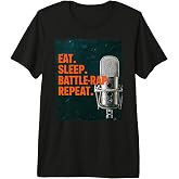 Eat Sleep Battle Rap Repeat Hip Hop Rap Premium Tri-blend T-Shirt