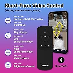 Bluetooth Remote Control Page Turner Clicker for