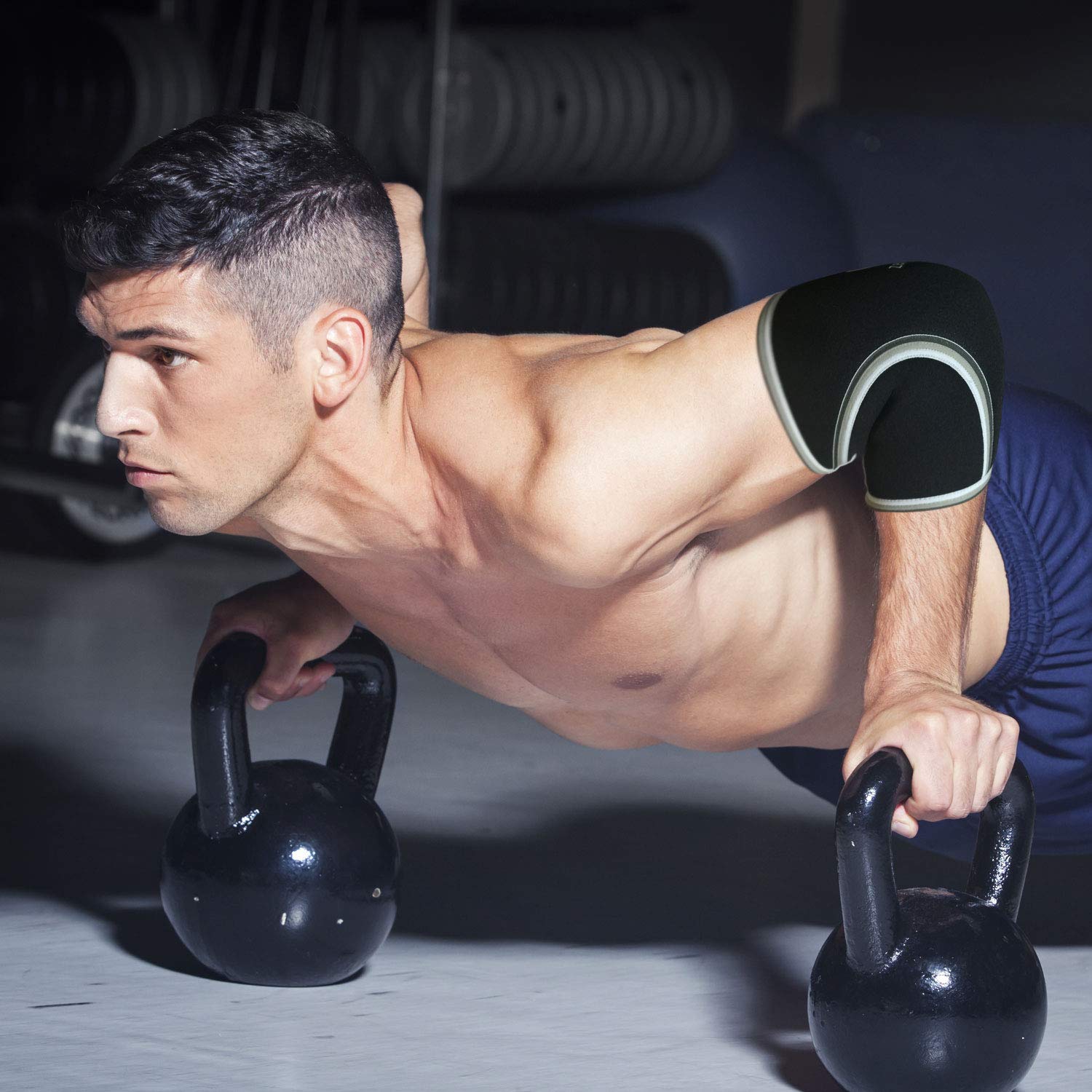Z Zealspot Elbow Sleeves Pair W Bonus Heavy Duty Wrist Wraps