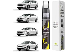 XNA Platinum White Pearl(NH-883P) for Honda Touch Up Paint, Car Scratch Remover for Nicks and Chips Repair, 2-In-1 Quick & Easy Fix Car Scratch Repair Kit with Exact Color-Matched