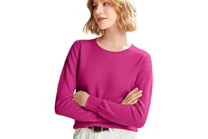 GVEYTPHQ Cashmere Sweaters for Women Long Sleeve Crewneck Soft Pullover Tops Casual Warm Knit Merino Wool Sweater 2025 Spring