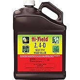 Hi-Yield (21416) 2,4-D Selective Weed Killer, 1 gal | 2,4-D amine selective herbicide - 1 gal concentrate for broadcast broadleaf weed control - Acreage operators