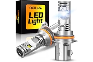 OXILAM 9007 LED Bulb HB5 Bulbs, 900% Brighter Ultra-Bright, 3 Min Quick Install, 20 Years Lifespan, No Flicker, 99% Compatibility