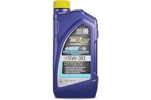 Royal Purple (36530-6PK HPS 5W-30 Synthetic Motor Oil with Synerlec Additive Technology - 1 Quart, (Case of 6)