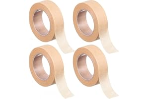 4 Rolls Flexible Skin Tape Breathable Nose Tape，Micropore Tape, Paper Tape Medical, Self Adhesive First Aid Bandages for Woun