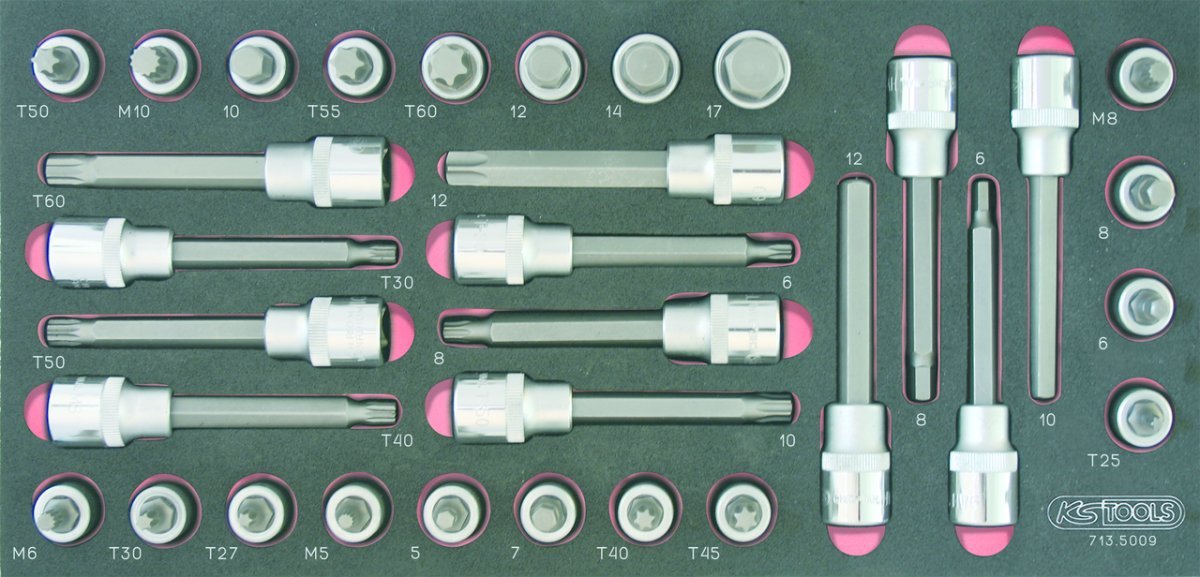 KS Tools 713.5009 Ultimate Modul de 32 Douills Screwdriver 1/2 Inch