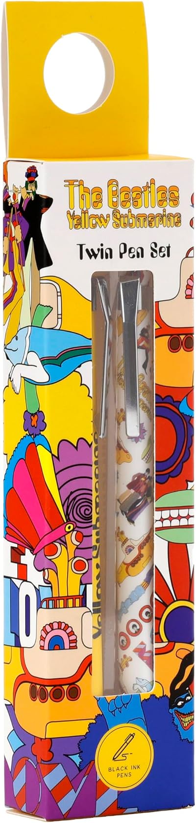 Puckator Beatles Yellow Submarine Pen Twin Set Stationery Gift