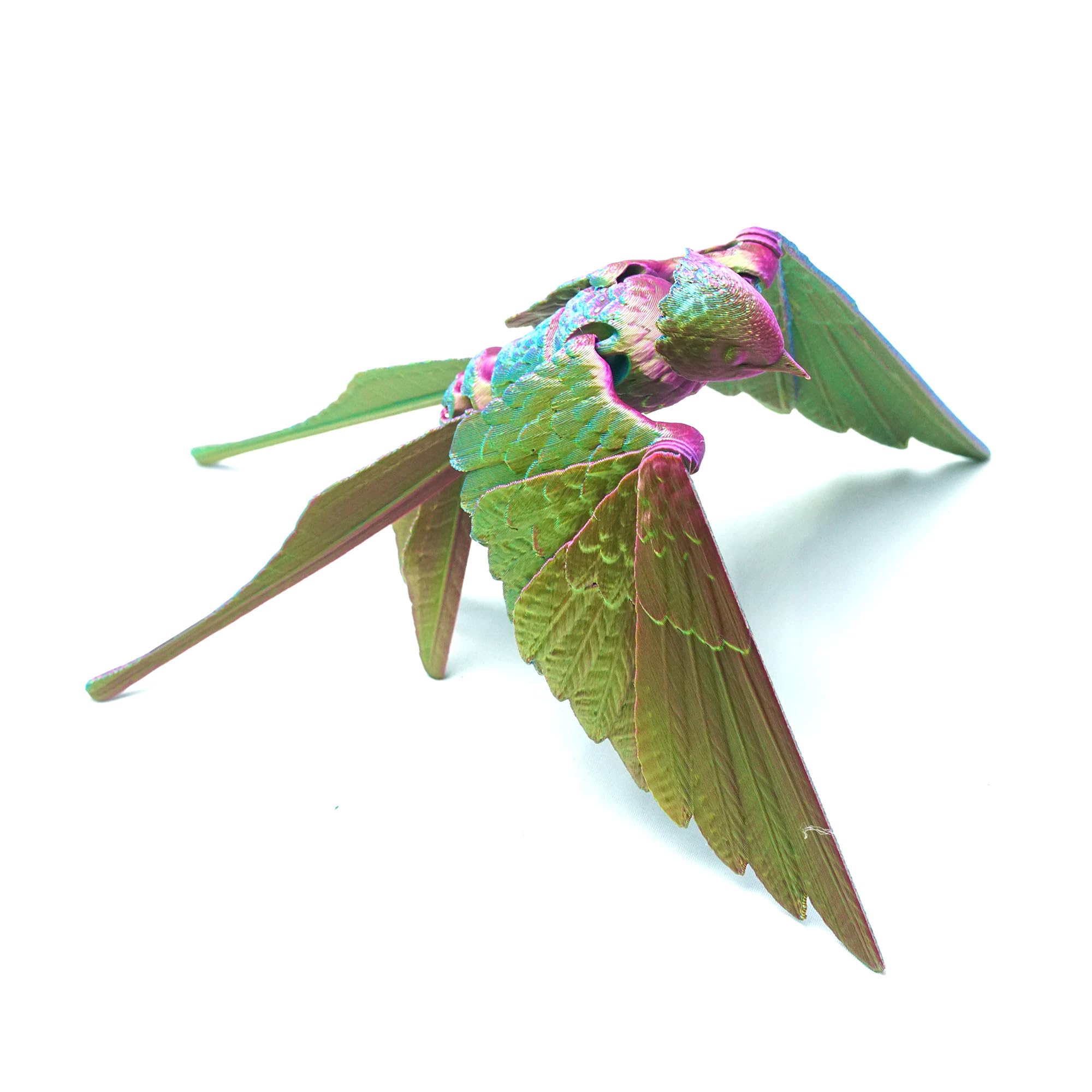 Photo 1 of 3D Printed Model with Wing Bird,Flexible Swallow Statue,Movable Joints,Home Office Decor,Interesting Toys for Autism/ADHD,Festival Gifts toco,Fidget Toys, Executive Desk Animals Toy
