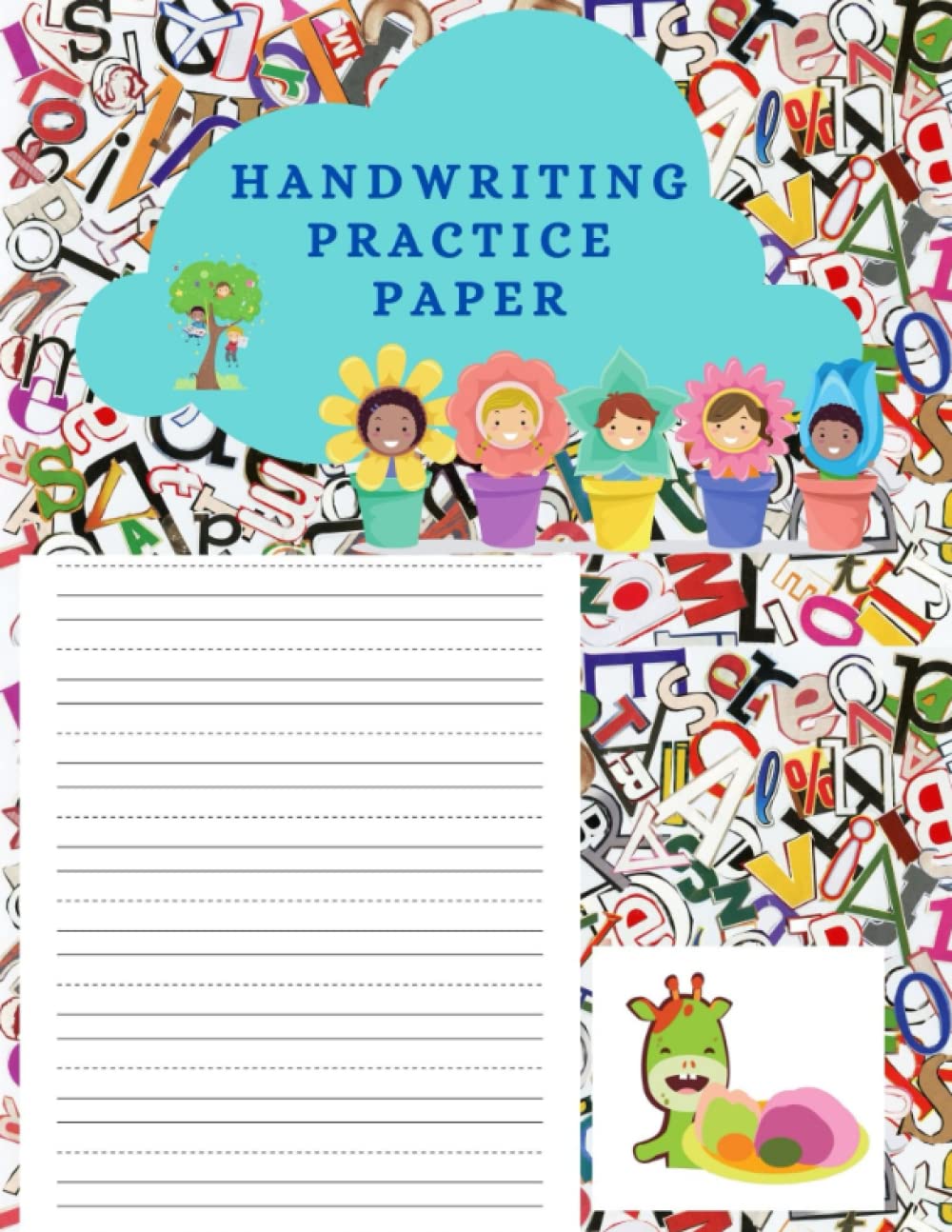 Handwriting Practice Paper: Handwriting Practice Paper Workbook for Kids,  Children, or Students: Bennett Creations, Maggie Lee: 9798771440040:  Amazon.com: Books
