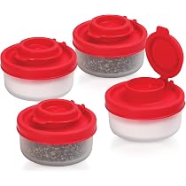 Salière Et Poivrière Gjinxi En Verre - Trou Réglable, 200 Ml - Résistant à L 'humidité Salière Poivrière Réglable Pique-nique